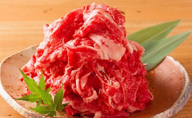 九州産「黒毛和牛バラ切り落とし」750g
