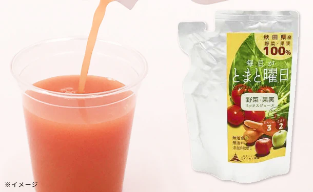 毎日がとまと曜日「秋田の野菜果実ミックスジュース」150g
