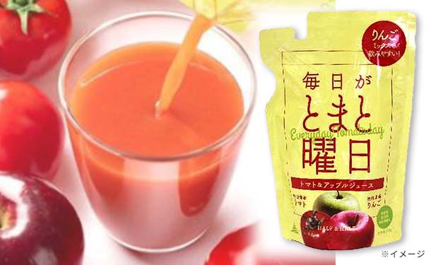 毎日がとまと曜日「トマト＆アップルジュース」150g