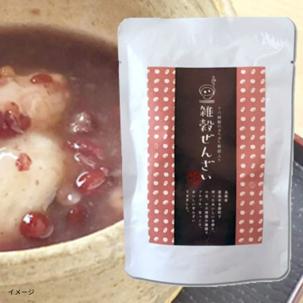 「レトルト雑穀ぜんざい（餅入り）」150g