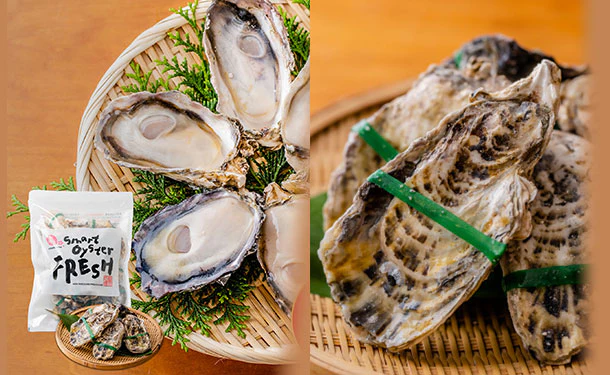 兵庫県産「生食用 超高圧加工殻付き冷凍かき 2Sサイズ」1kg