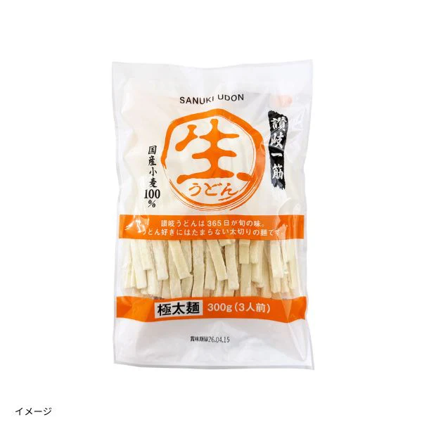 「讃岐生うどん（極太麺）つゆ付き」 - Image 3