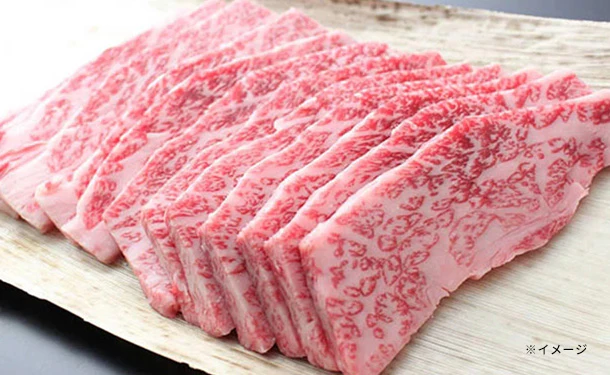 「黒毛和牛 上カルビ 焼肉用」500g