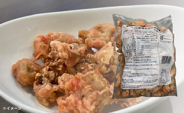 ノースイ「彩りいか軟骨天ぷら（紅生姜入り）」1kg