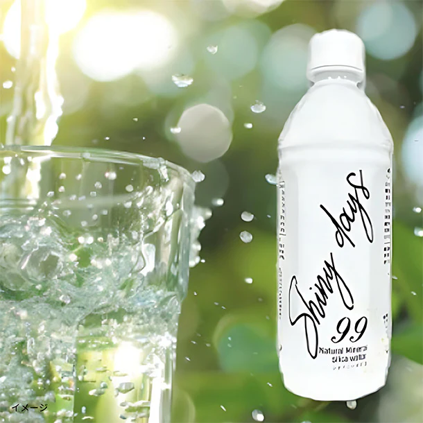 熊本県産「高濃度シリカ水 Shiny days（軟水）」500ml