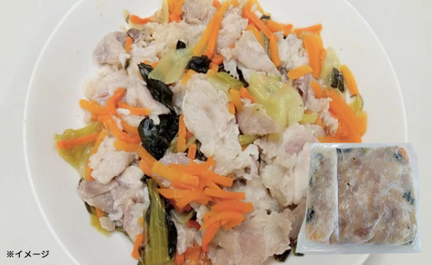 三水フーズ「豚肉とチンゲン菜の中華煮」600g