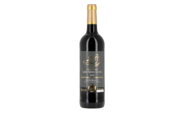 フランス産 赤「シャトー・レ・ムーラン ボルドー ルージュ」750ml