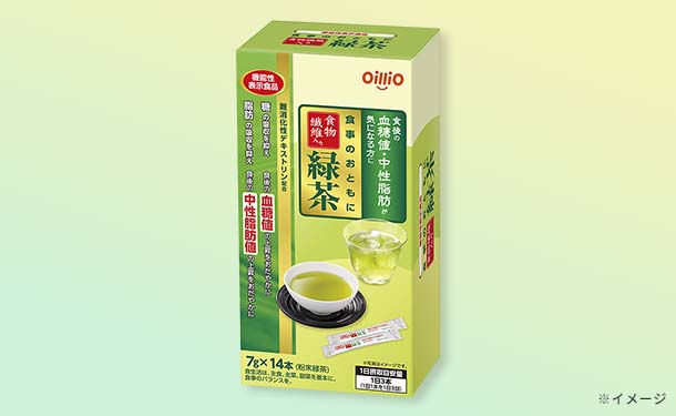 日清オイリオ「機能性表示食品 食物繊維入り緑茶」14本入