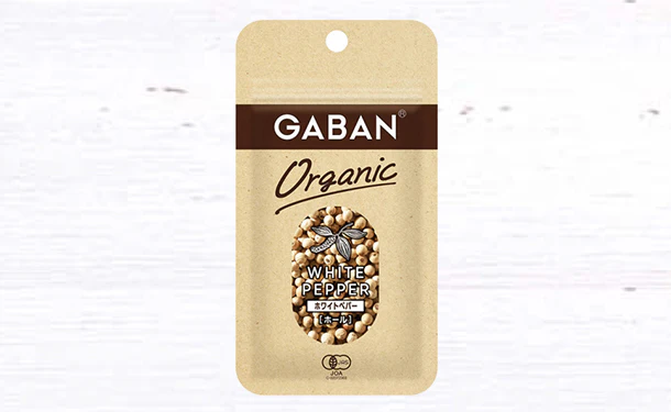 GABAN「オーガニック ホワイトペッパー（ホール）」15g