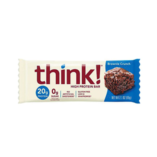 「think！ プロテインバー ブラウニークランチ味」60g