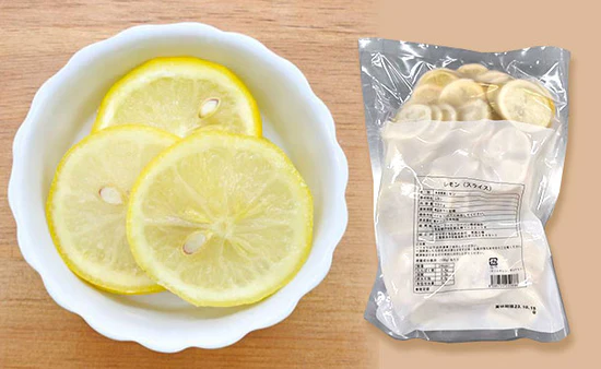 「冷凍レモンセグメント（スライス）」500g