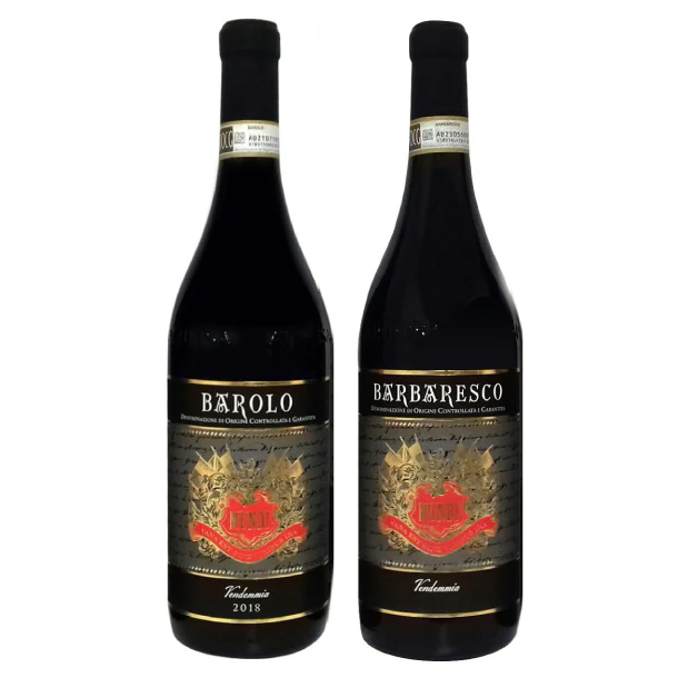 「バローロ＆バルバレスコのイタリア満喫赤ワインセット」750ml
