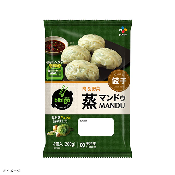 bibigo「蒸マンドゥ 肉＆野菜」200g