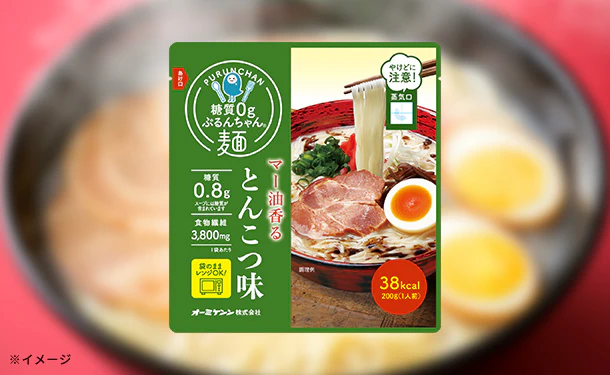 「糖質0gぷるんちゃん麺 とんこつ味」200g