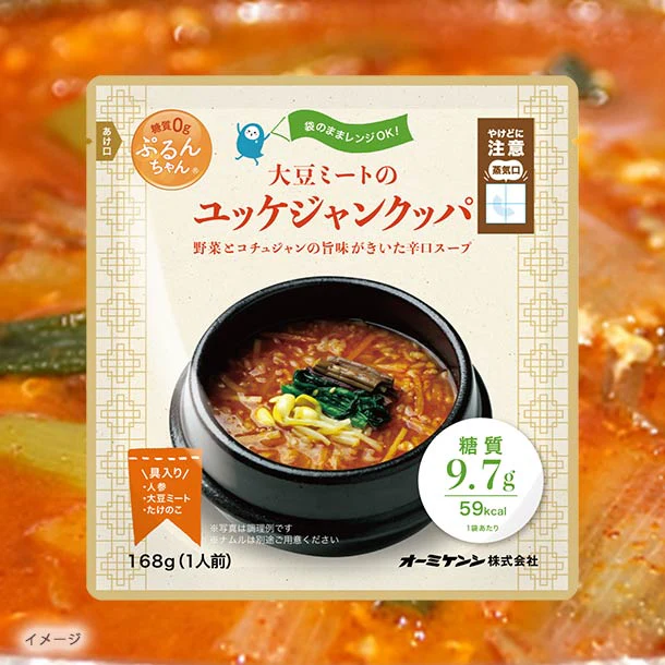 「糖質0gぷるんちゃん麺 ユッケジャンクッパ」168g