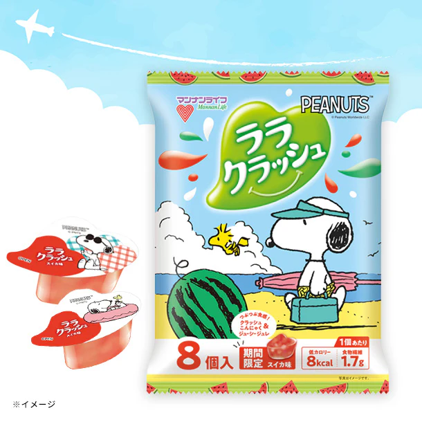 マンナンライフ「ララクラッシュ スイカ味」192g
