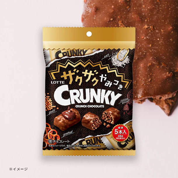 LOTTE「ざくざくやみつきクランキー」48g