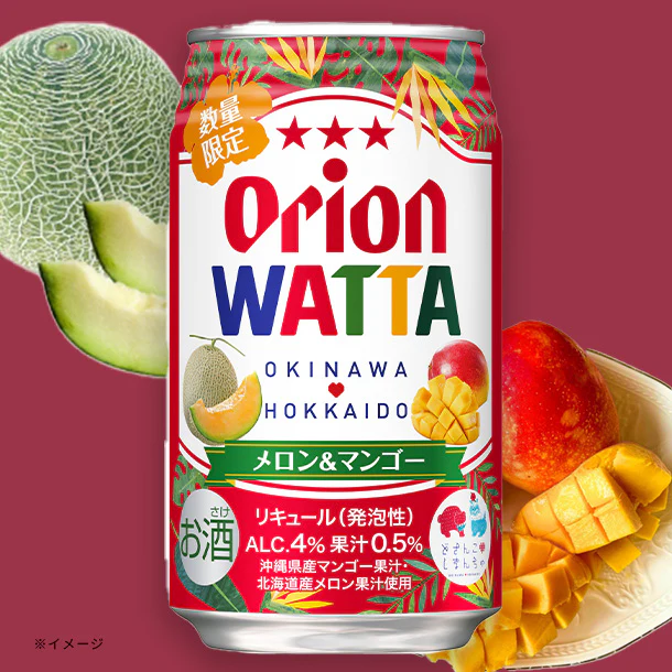 オリオンビール「WATTA メロン＆マンゴー」350ml