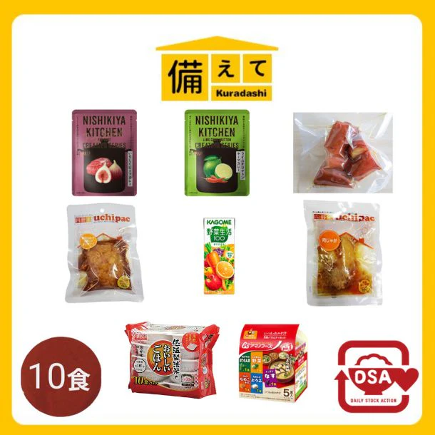 【備えてKuradashi】デイリーストック定期便（2人用）
