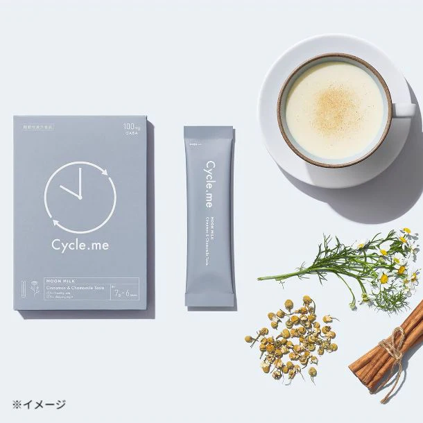 Cycle.me「ムーンミルク シナモン＆カモミール」6本