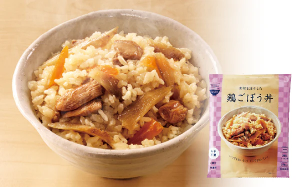 IZAMESHI「素材を活かした鶏ごぼう丼」250g