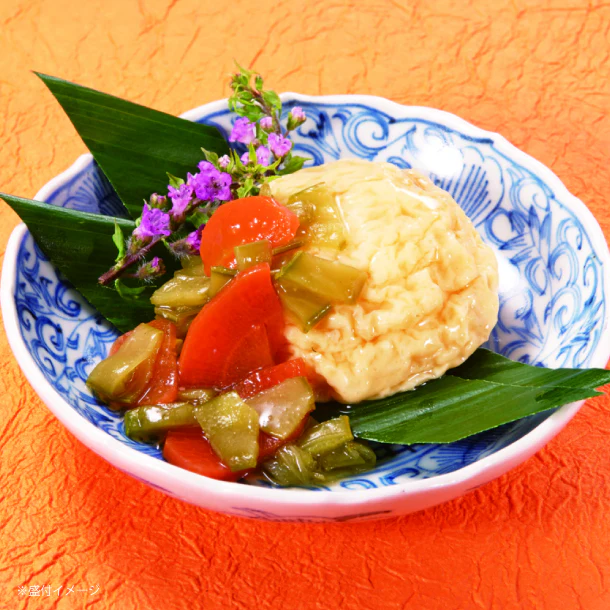 「ふんわり玉子の野菜あんかけ」50g