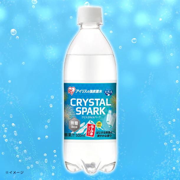 アイリスフーズ「CRYSTAL SPARK ラムネ」500ml