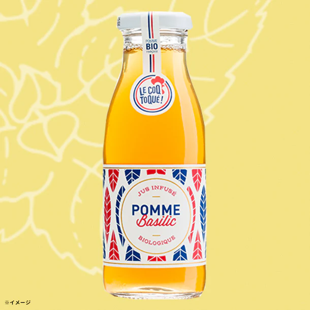 ル・コック・トケ「オーガニック アップル＆バジル ジュース mini」250ml