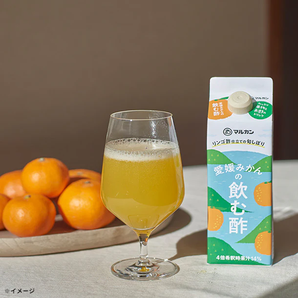 マルカン酢「リンゴ酢仕立て 愛媛みかん」500ml