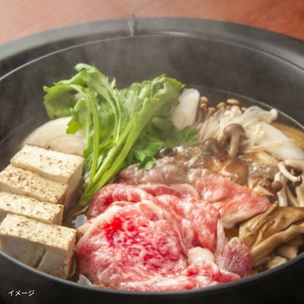 国産「黒毛和牛すき焼き 肩赤身大判スライス」300g - Image 4