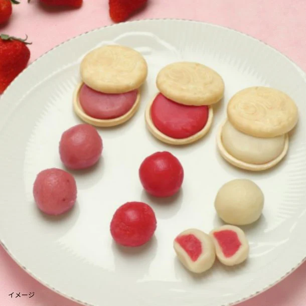 「苺づくしのクリスピーもなか」12個入