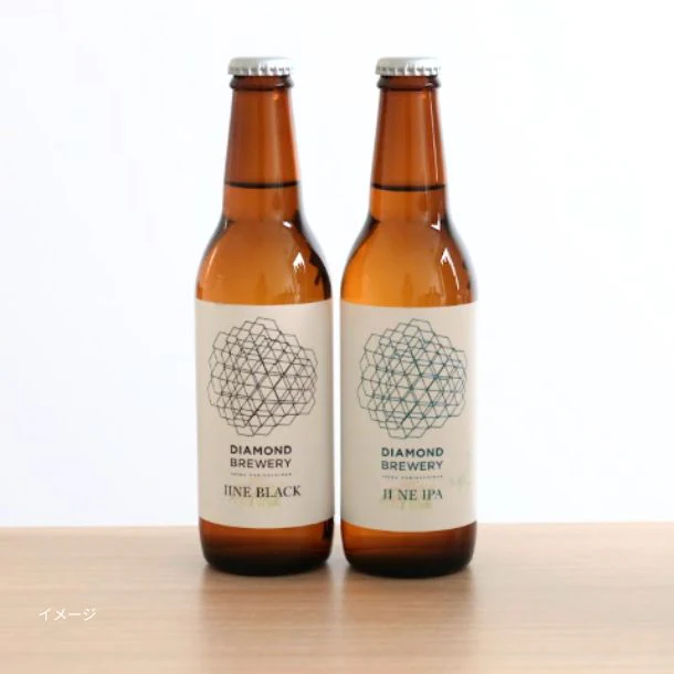 「IINE Beer 2種セット（IPA & BLACK）」330ml