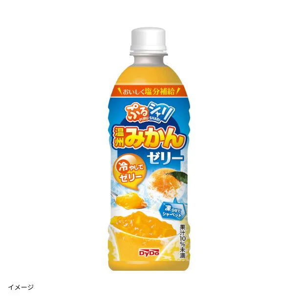 DyDo「ぷるシャリ温州みかんゼリー」490ml