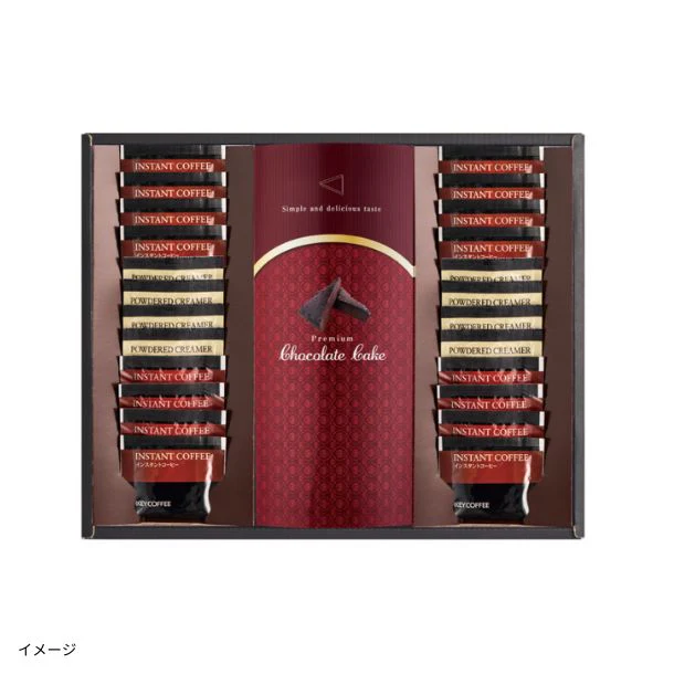 「プレミアムチョコレートケーキ・インスタントコーヒーギフト（CHO-D）」