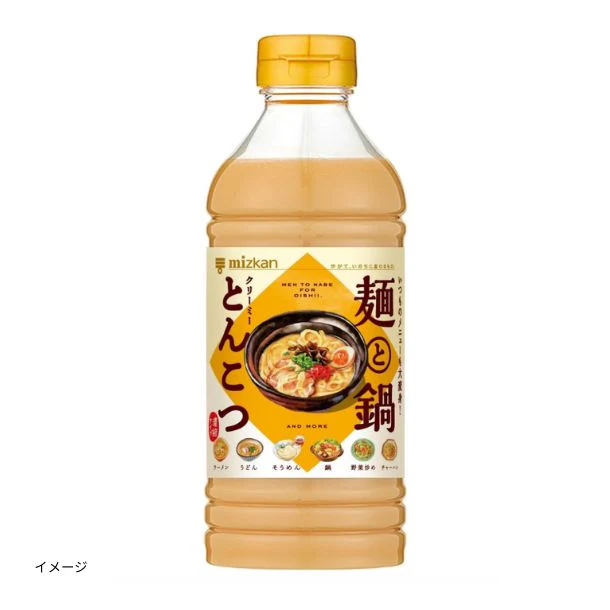 Mizkan「麺と鍋。クリーミーとんこつ」500ml