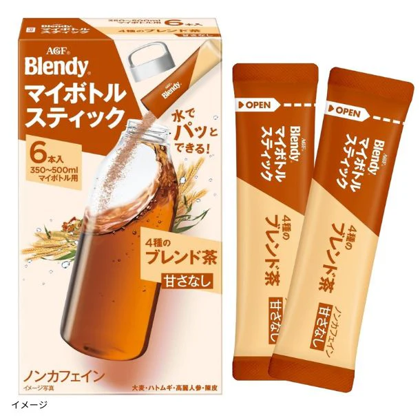 ブレンディ「マイボトルスティック いやし巡る4種のブレンド茶(ノンカフェイン)」6本入