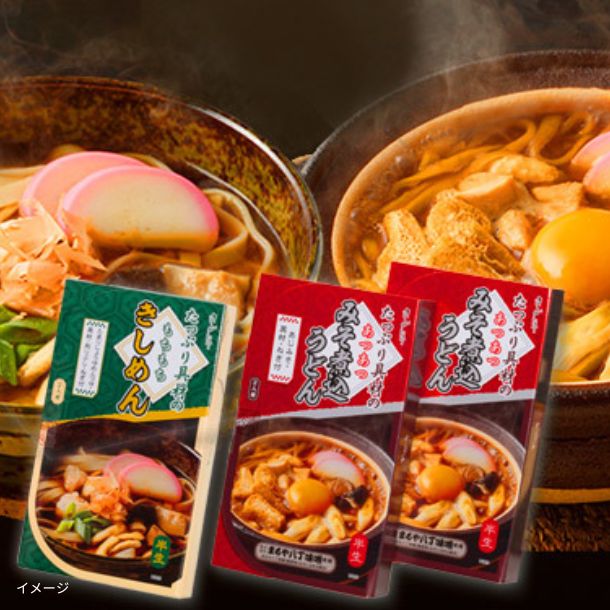 なごやきしめん亭「みそ煮込うどん＆きしめん」6食×2箱