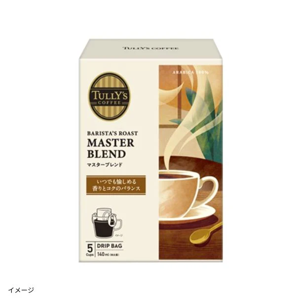 TULLY’S COFFEE「BARISTA’S ROASTドリップバッグ マスターブレンド」5袋