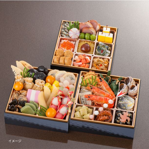 2026おせち「日本料理一ゑん 三段重」3人前