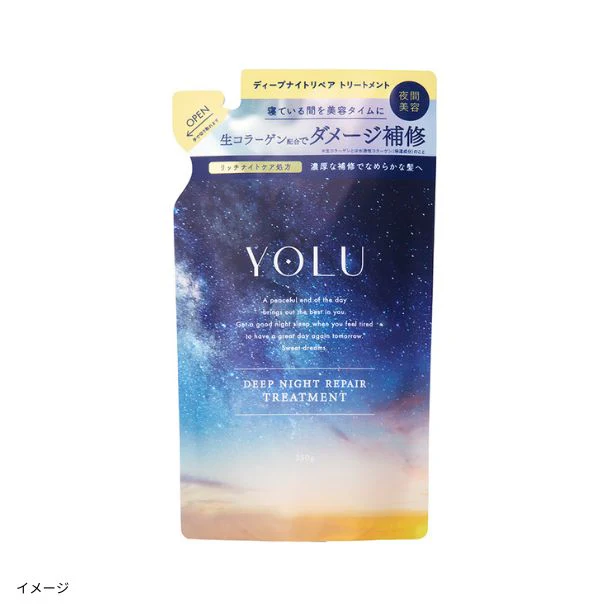 YOLU「ディープナイトリペアトリートメント（詰替用）」350g