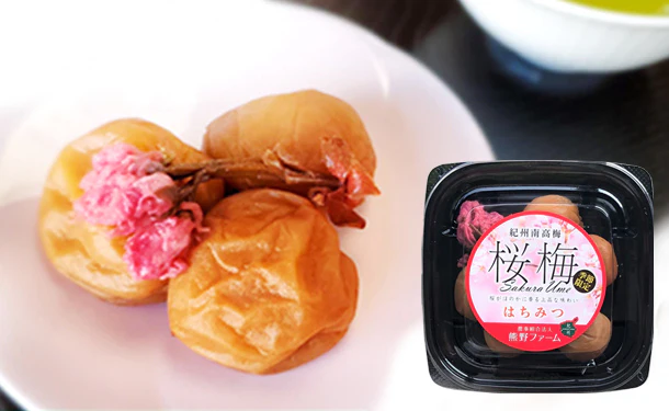 「紀州南高梅 はちみつ桜梅」110g - Image 2