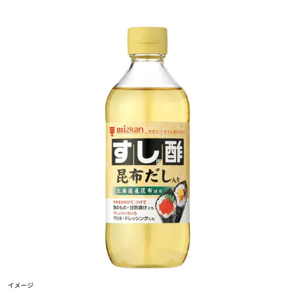 Mizkan「すし酢昆布だし入り」500ml