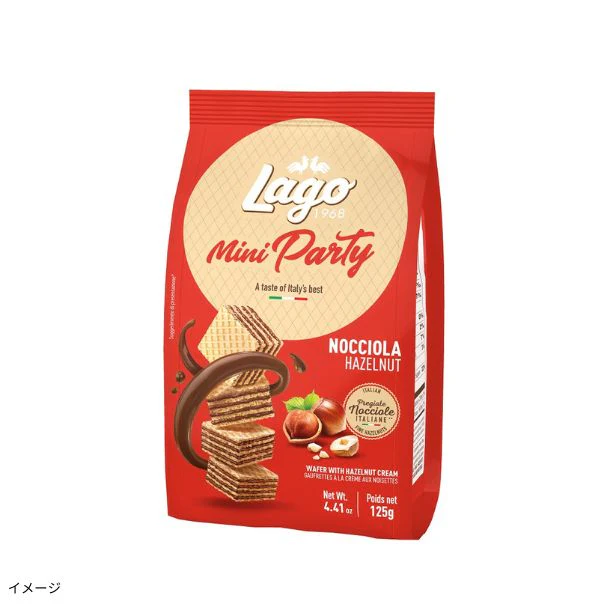 「パーティウエハース ヘーゼルナッツ」125g