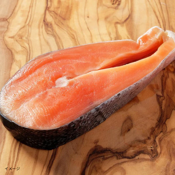カナダ産「キングサーモン」(尾頭付き・ステーキカット)」約2kg - Image 2