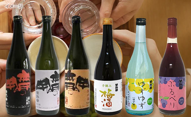 「日本酒3種＆果実系リキュール3種 飲み比べセット」720ml