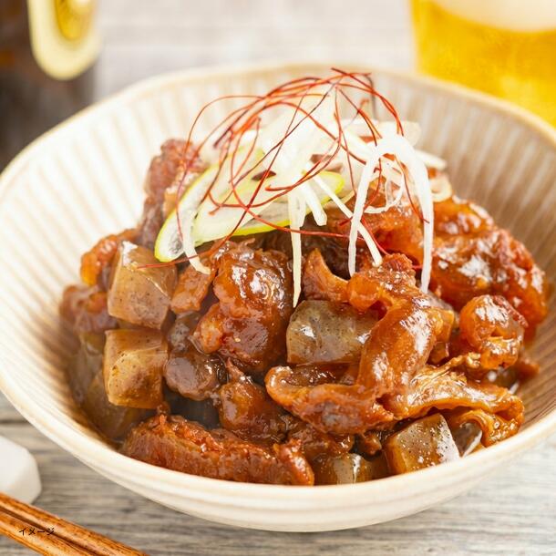 「牛すじこんにゃく煮」140g
