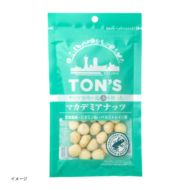 東洋ナッツ「TON'S マカデミアナッツ」40g