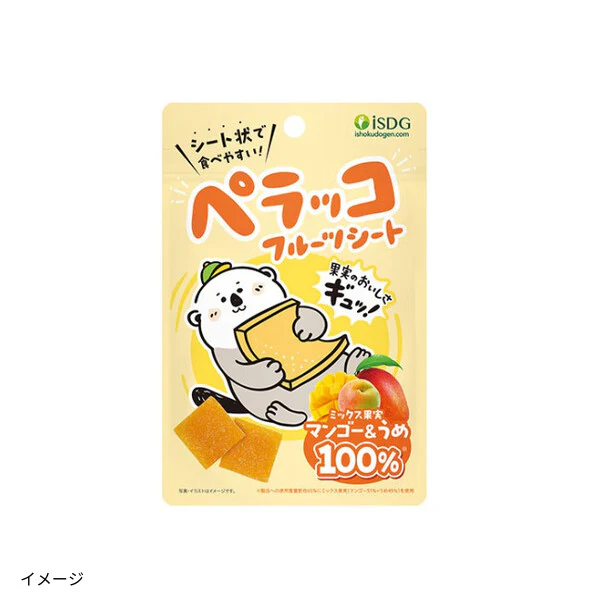 「ペラッコ フルーツシート マンゴー＆うめ」20g