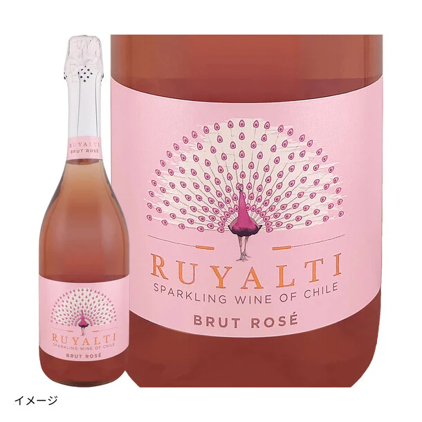 チリ産 ロゼ泡「ルヤルティ・スパークリング・ロゼ・ブリュット」750ml - Image 2