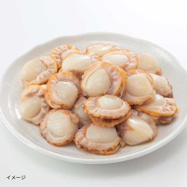 北海道噴火湾産「訳ありボイル帆立（加熱用）」1kg